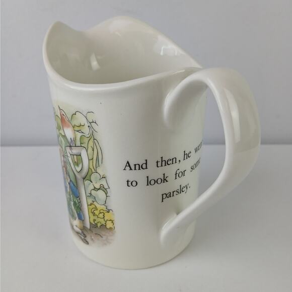 Wedgwood Beatrix Potter Peter Rabbit Garden Themed Creamer - Picture 6 of 7